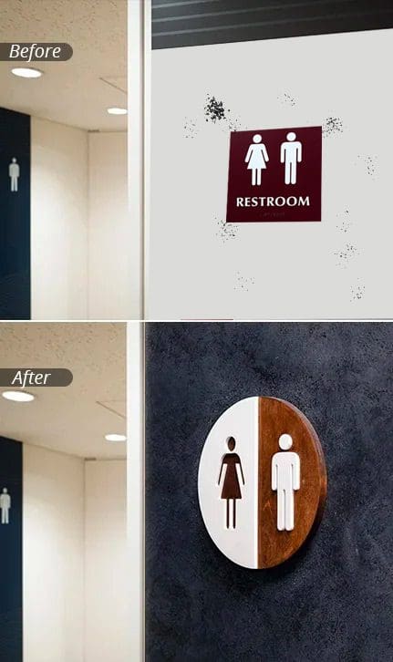 Get the best Bathroom Signs in Michigan
