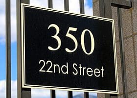 Address Signs