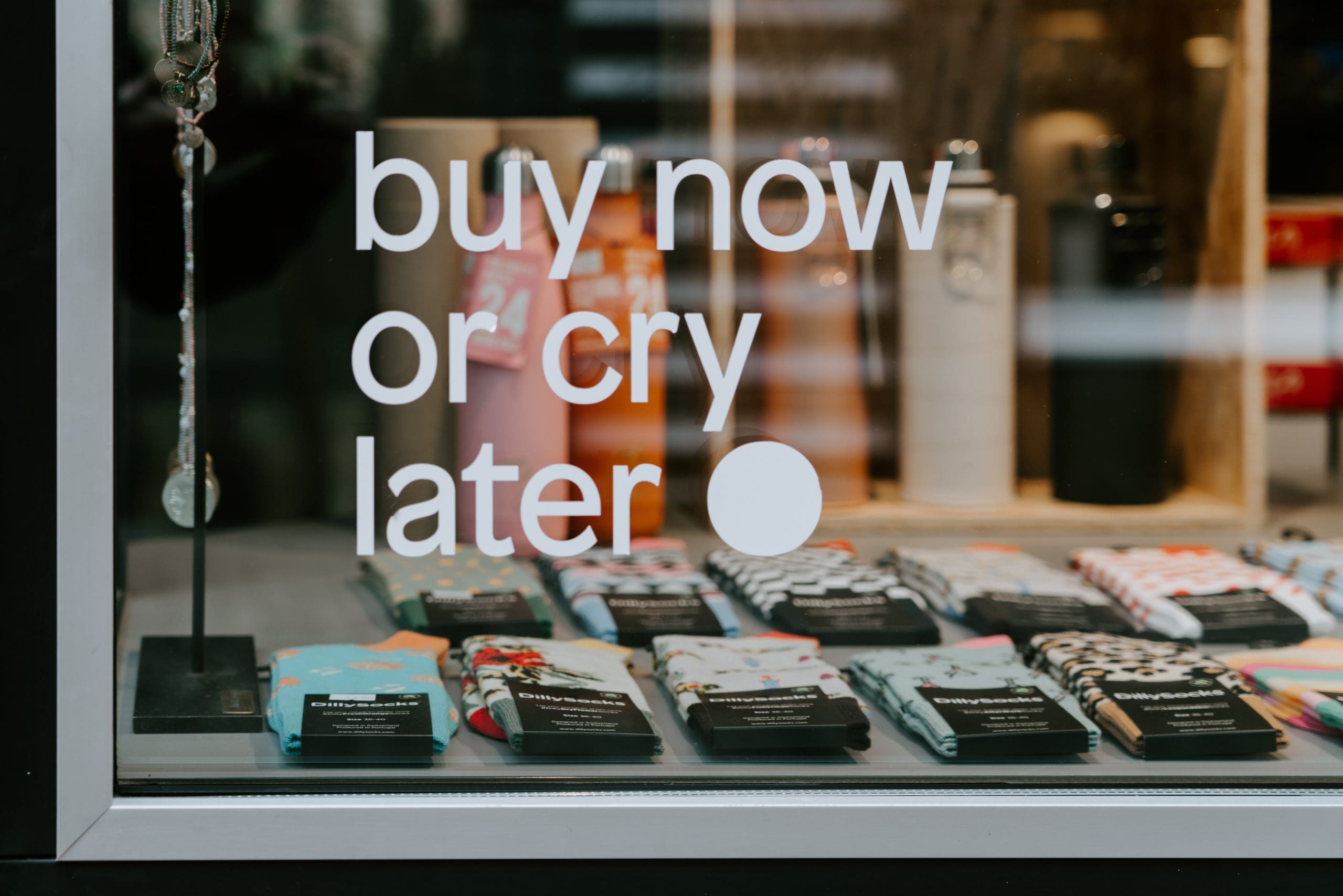 Buy Now Or Cry Later Window Graphics By Michigan Custom Signs