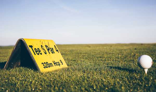 Golf Hole Sign By Michigan Custom Signs