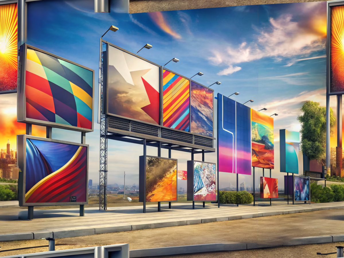 Comparison of screen printing vs digital printing on outdoor signage materials including acrylic sheets
