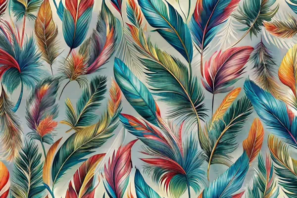 Bold Accent Designs Vibrant Feather Fusion