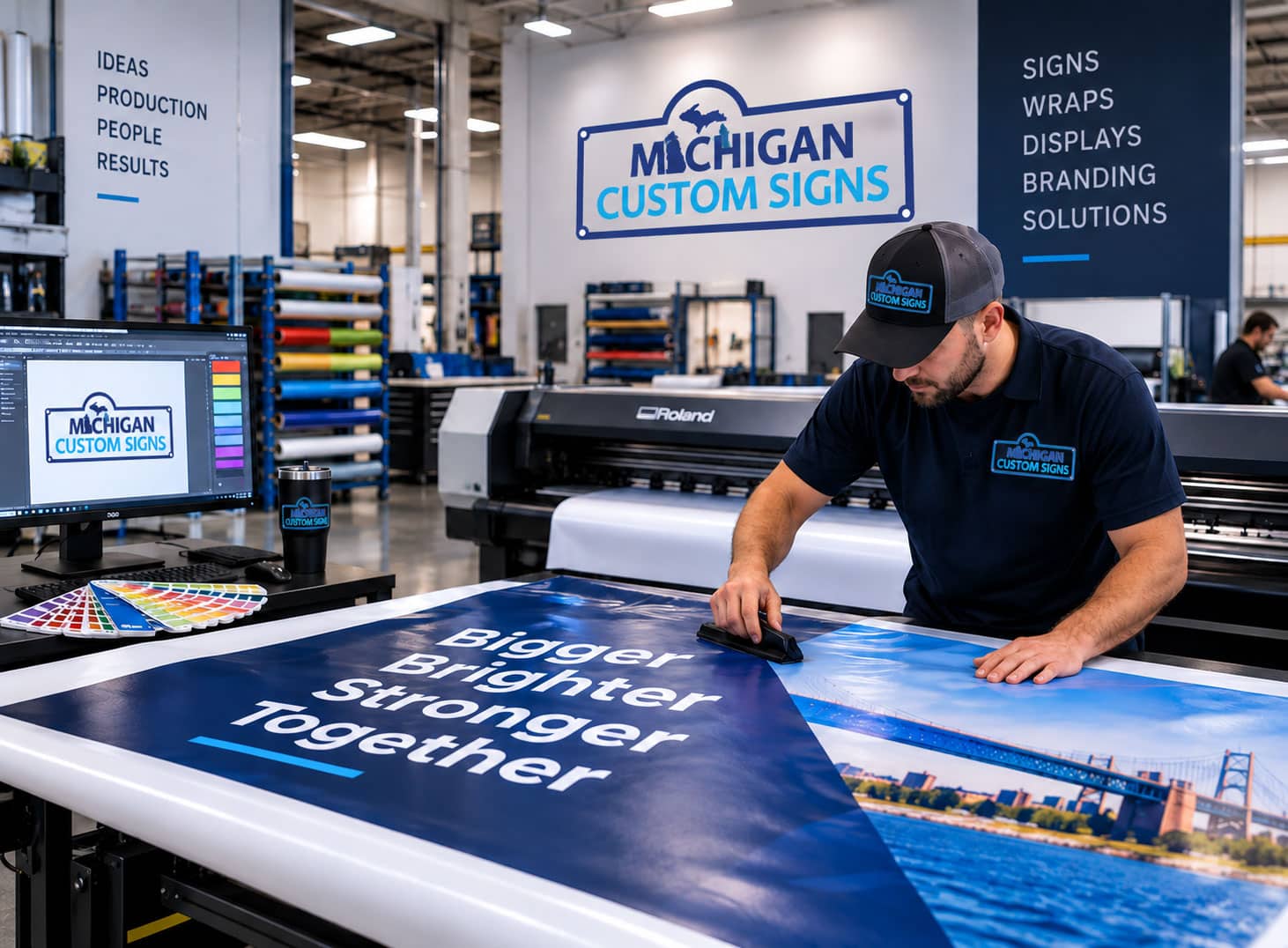 Michigan Custom Signs project